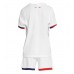 Maillot de foot Paris Saint-Germain Extérieur vêtements enfant 2024-25 Manches Courtes (+ pantalon court)